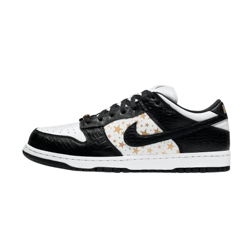 Supreme x Nike SB Dunk Low Stars Black