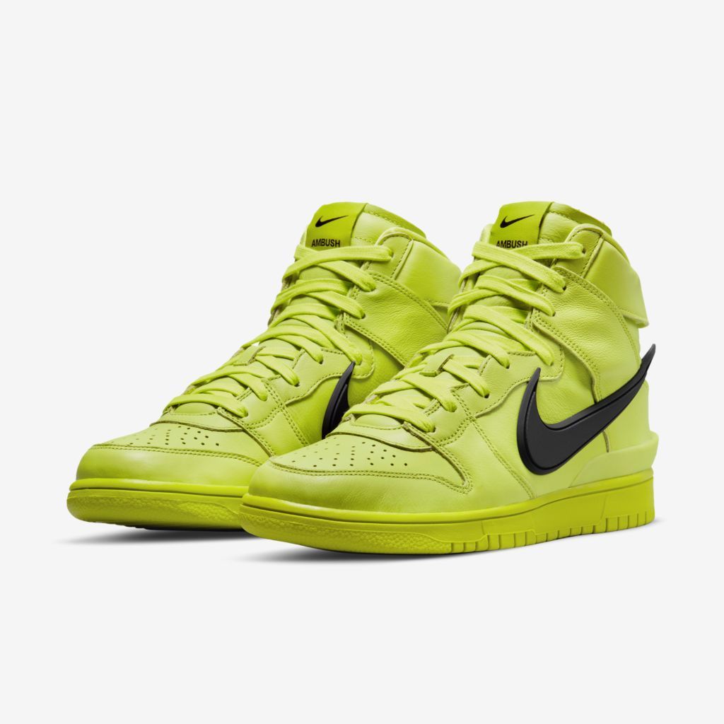 Ambush x Nike Dunk High Flash Lime