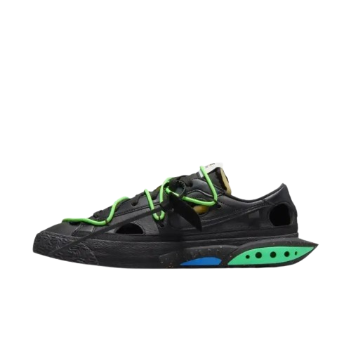 Off-White x Nike Blazer Low Black and Electro Green