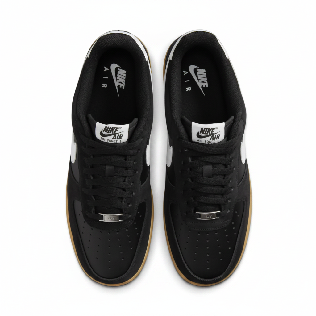 Nike Air Force 1 Low - Black Summit | White Gum
