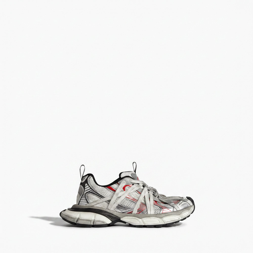 Balenciaga 3XD - Prateado | Vermelho