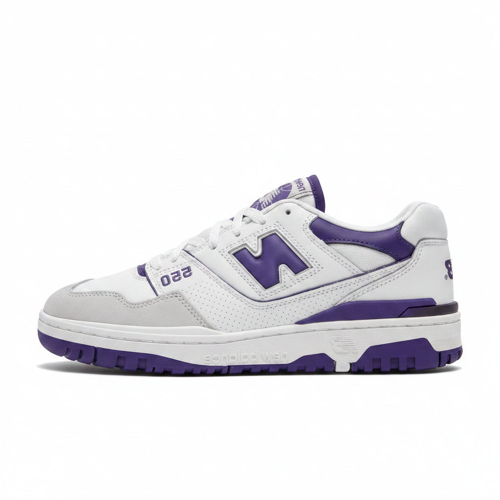 New Balance 550 - Branco | Roxo