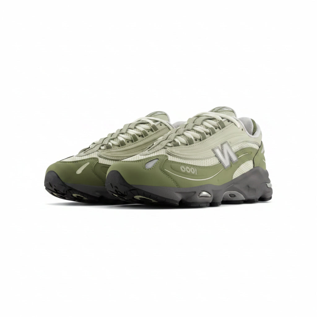 New Balance 1000 - White | Olivine