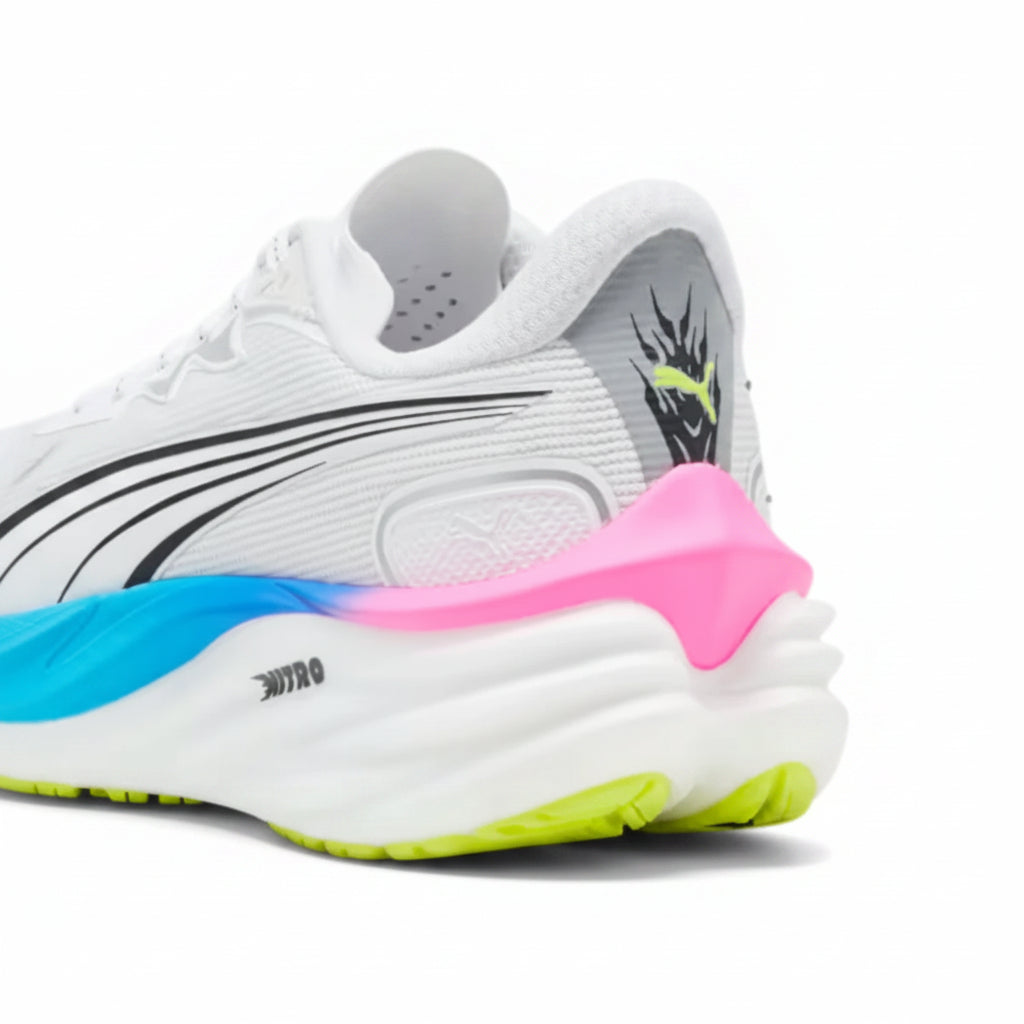 Puma Velocity Nitro™ 4 - White | Ultra Blue Poison Pink