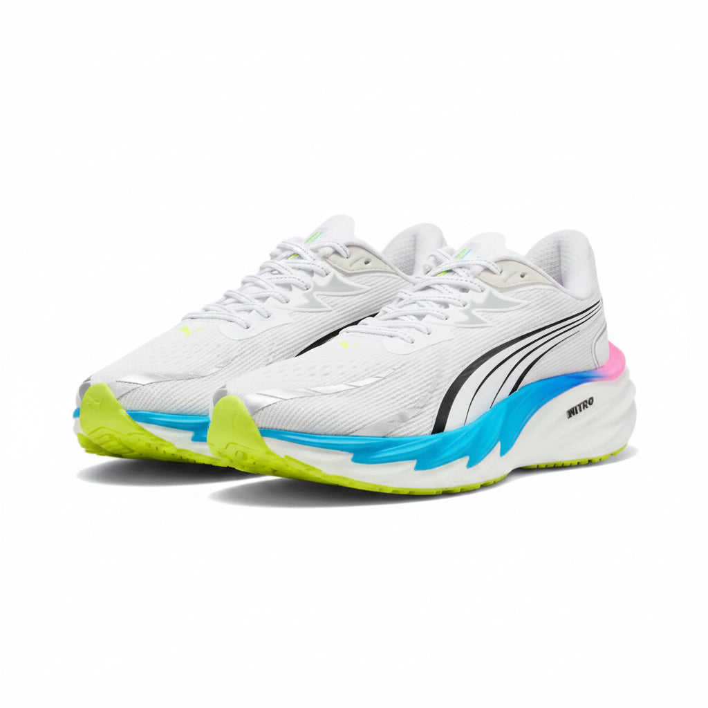 Puma Velocity Nitro™ 4 - White | Ultra Blue Poison Pink