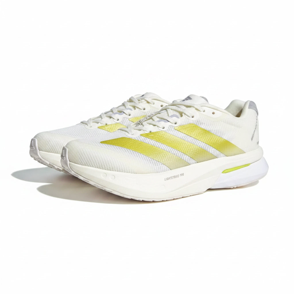Adidas Adizero Boston 13 - Branco | Amarelo