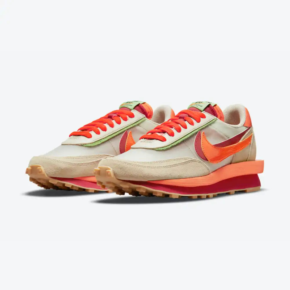 CLOT x sacai x Nike LDV Waffle Orange Blaze
