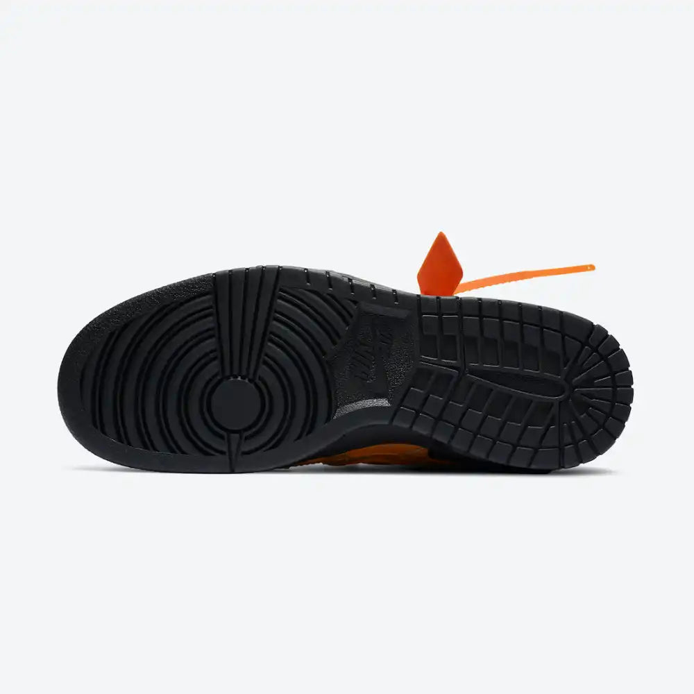 Off-White x Nike Air Rubber Dunk University Gold