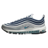 Nike Air Max 97 Metallic Silver and Chlorine Blue