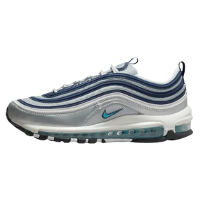 Nike Air Max 97 Metallic Silver and Chlorine Blue