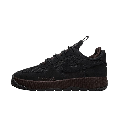 Nike Air Force 1 Wild Black Velvet Brown