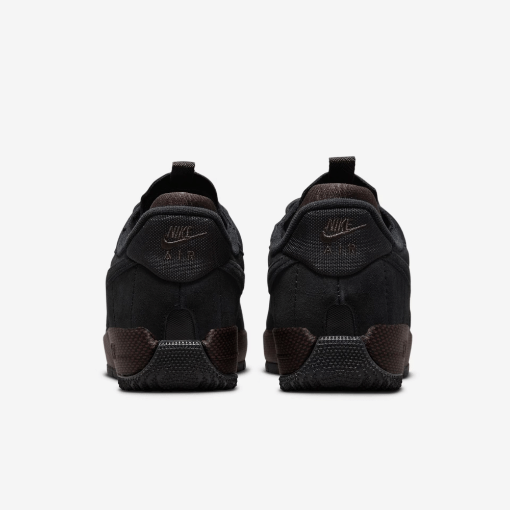 Nike Air Force 1 Wild Black Velvet Brown