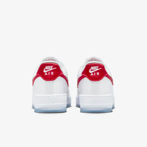 Nike Air Force 1 Low Satin White Red
