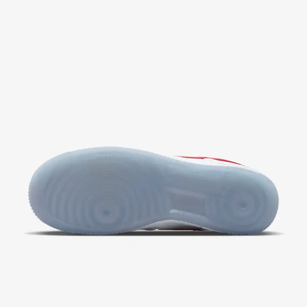 Nike Air Force 1 Low Satin White Red