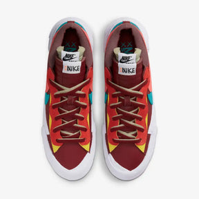 sacai x KAWS Nike Blazer Low Team Red