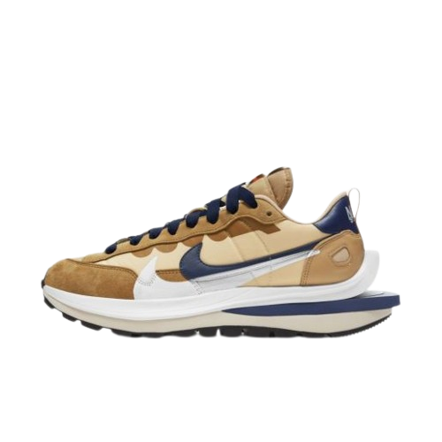 Sacai x Nike Vaporwaffle Sesame And Blue Void
