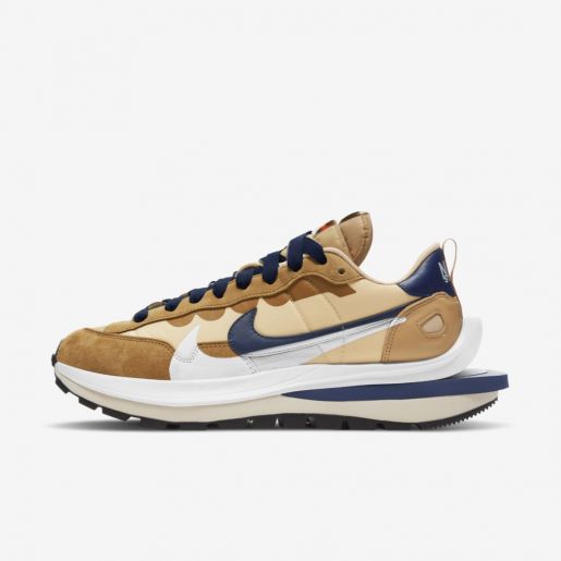 Sacai x Nike Vaporwaffle Sesame And Blue Void