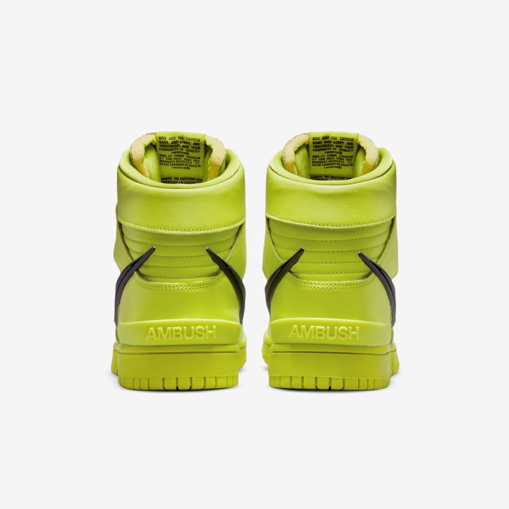 Ambush x Nike Dunk High Flash Lime