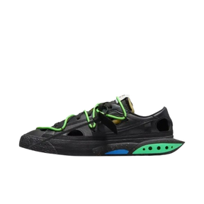 Off-White x Nike Blazer Low Black and Electro Green