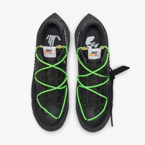 Off-White x Nike Blazer Low Black and Electro Green
