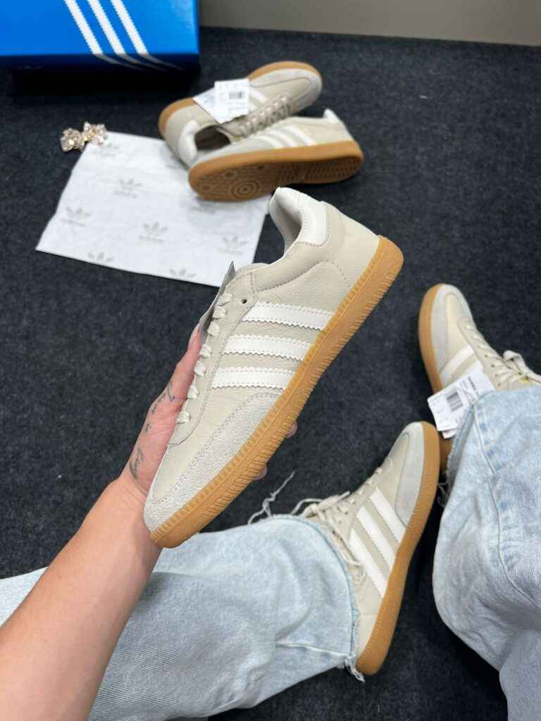 Adidas Samba Premium Bege Claro