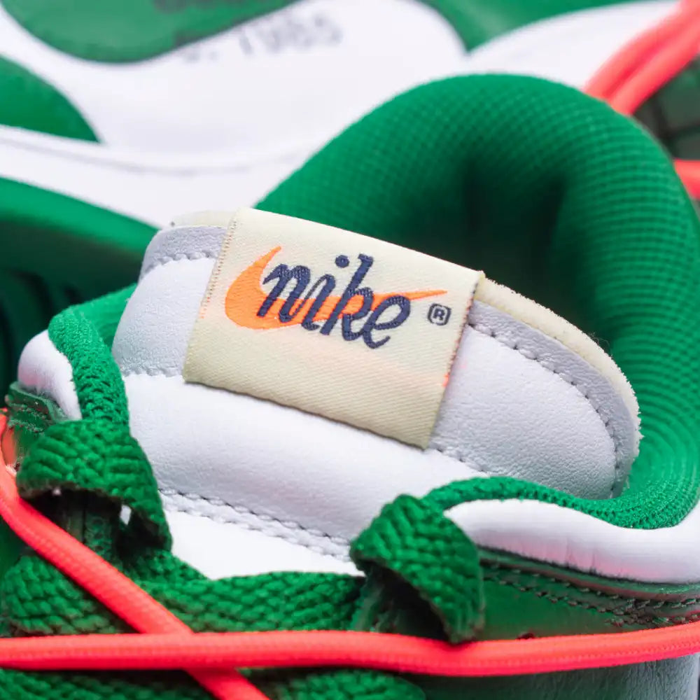 Off-White x Nike Dunk Pine Green