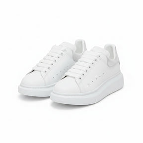 Alexander McQueen Oversized Sneaker - Branco | Prata