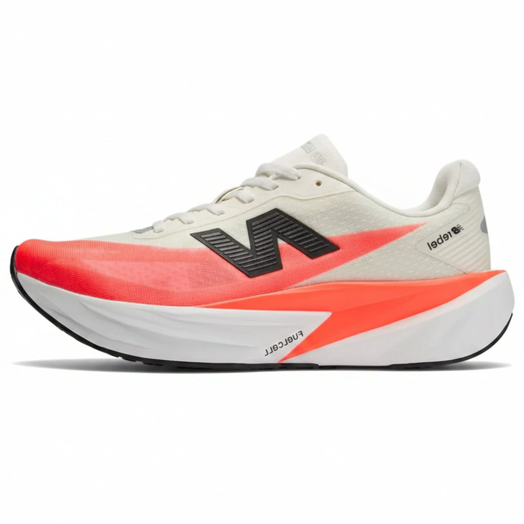 New Balance FuelCell Rebel v5 - Branco | Vermelho