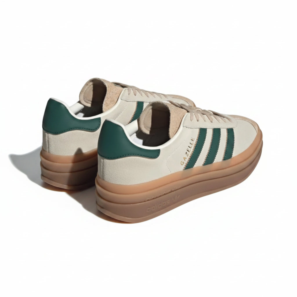 Adidas Gazelle Bold - Magic Beige | Collegiate Green