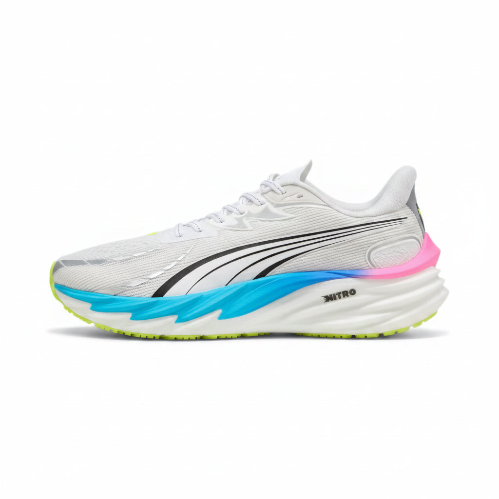 Puma Velocity Nitro™ 4 - White | Ultra Blue Poison Pink