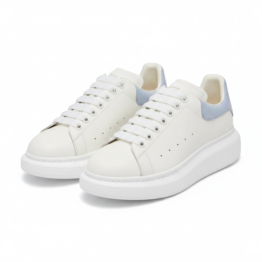 Alexander McQueen Oversized Sneaker - Off White| Ligth Blue