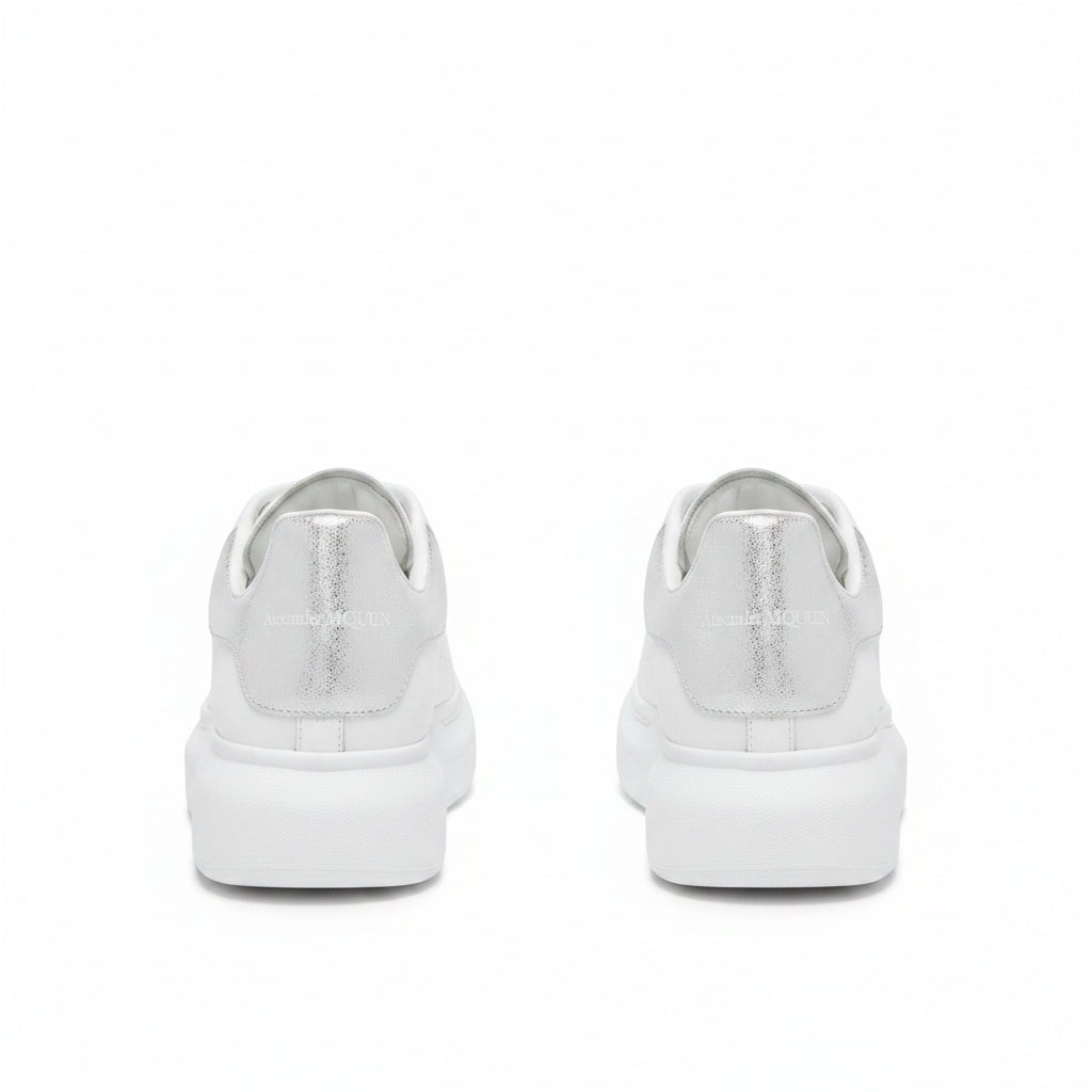Alexander McQueen Oversized Sneaker - Branco | Prata