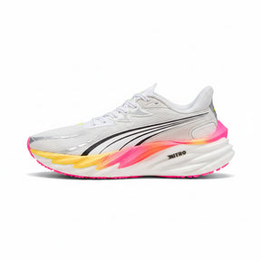 Puma Velocity Nitro™ 4 - PUMA White Glowing |  Red Poison Pink