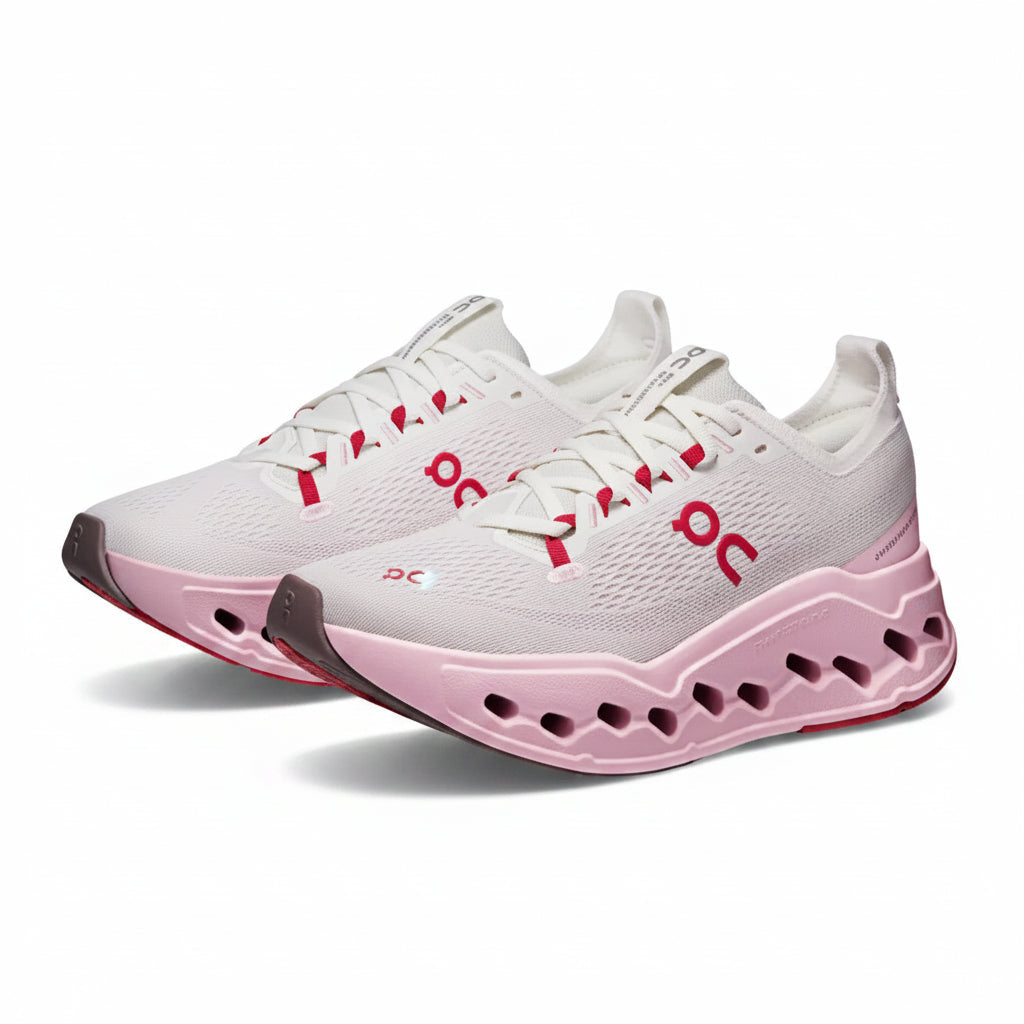 On Running Cloudsurfer Max - Ivory | Peony