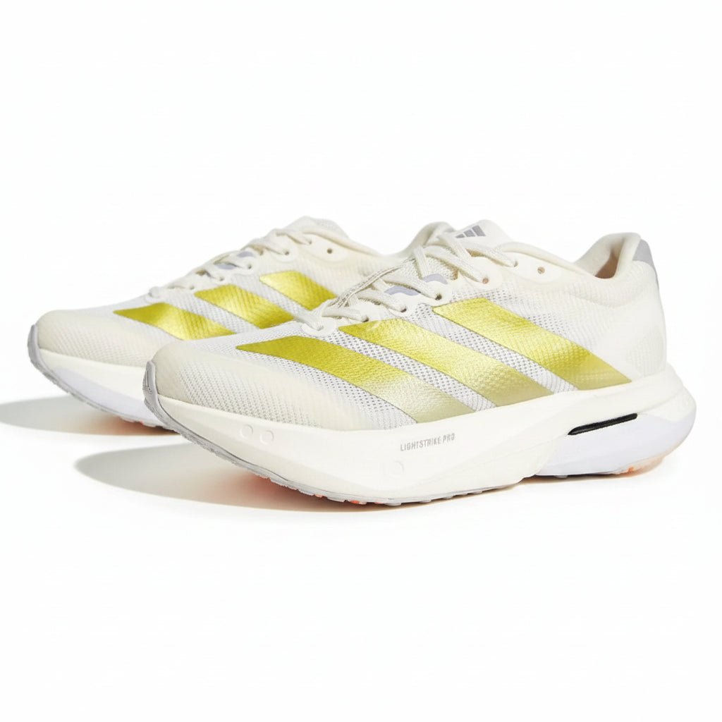 Adidas Adizero Boston 13 - Branco | Amarelo