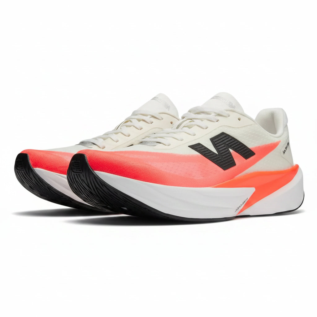 New Balance FuelCell Rebel v5 - Branco | Vermelho