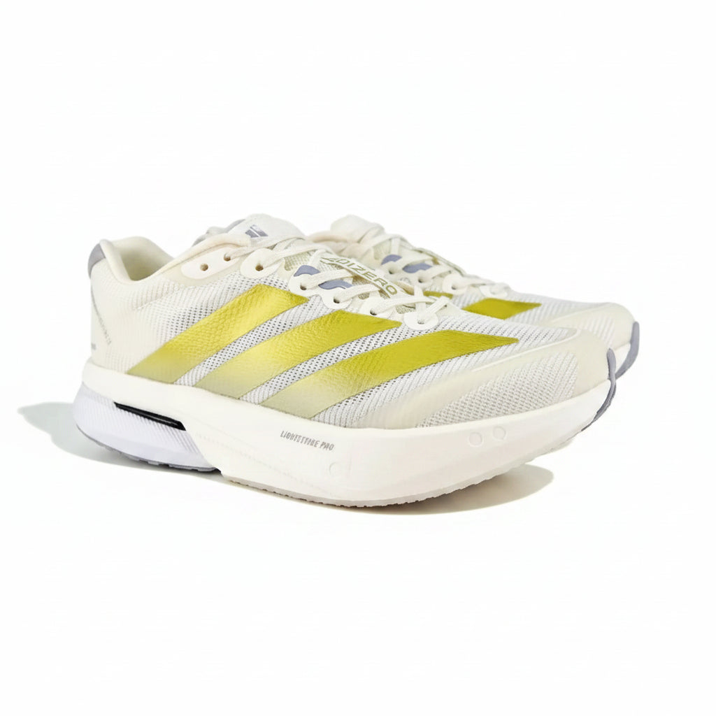 Adidas Adizero Boston 13 - Branco | Amarelo