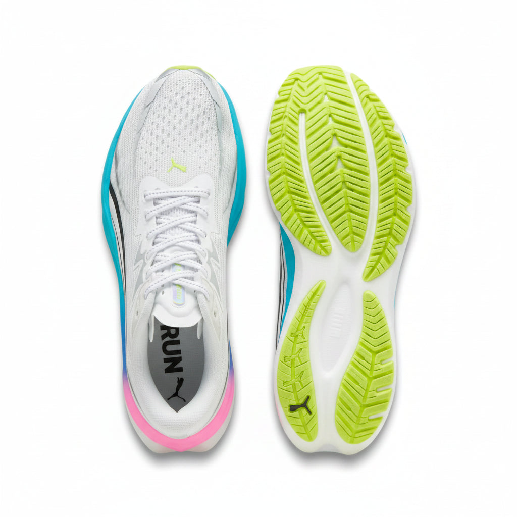 Puma Velocity Nitro™ 4 - White | Ultra Blue Poison Pink